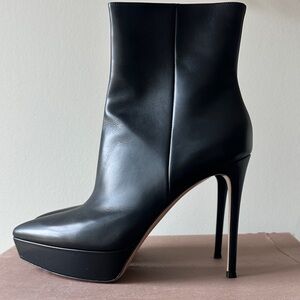 Gianvito Rossi Black 115mm Stiletto Heeled Boots